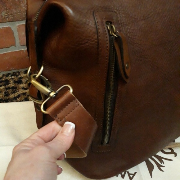 Anonimo Fiorentino Leather Computer Messenger Bag - Picture 4 of 6